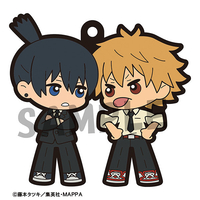 Chainsaw Man - Chibi Character Rubber Mascot Blind Box Keychain image number 2