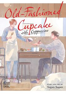 Old-Fashioned Cupcake with Cappuccino Manga