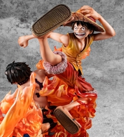 One Piece - Luffy & Ace Portrait.Of.Pirates NEO-MAXIMUM Figure Set (Bond Between Brothers 20th LIMITED Ver.) image number 5