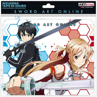 Kirito and Asuna Sword Art Online Mouse Pad image number 1