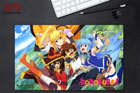 KonoSuba - Cast Fall Desk Mat image number 0