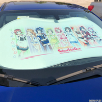 Neon City Tokyo Anime Car Sunshade for Windshield Cover 