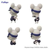 Demon Slayer: Kimetsu no Yaiba - Muki Muki Mouse Chokotto Hikkake Petit Figure 4-Piece Set image number 4