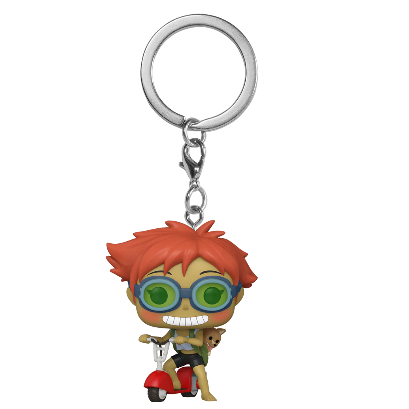 Cowboy Bebop - Edward on Scooter with Ein Pocket Pop! Keychain