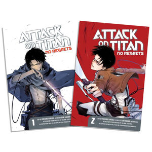 Attack on Titan No Regrets Manga (1-2) Bundle