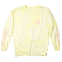 CR Loves Cardcaptor Sakura: Clear Card - Yellow Tie Dye Cardcaptor Wings Crew Sweatshirt image number 1