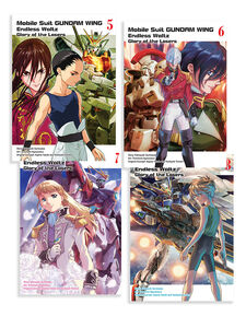 Mobile Suit Gundam Wing Glory of Losers Manga (5-8) Bundle