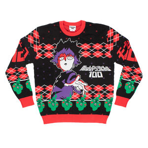Mob Psycho 100 - Mob and Dimple Holiday Sweater