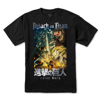 Attack on Titan x Color Bars - Battle T-Shirt image number 0