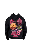 My Hero Academia x Hyperfly x NBA - Chicago Bulls All Might Hoodie image number 4