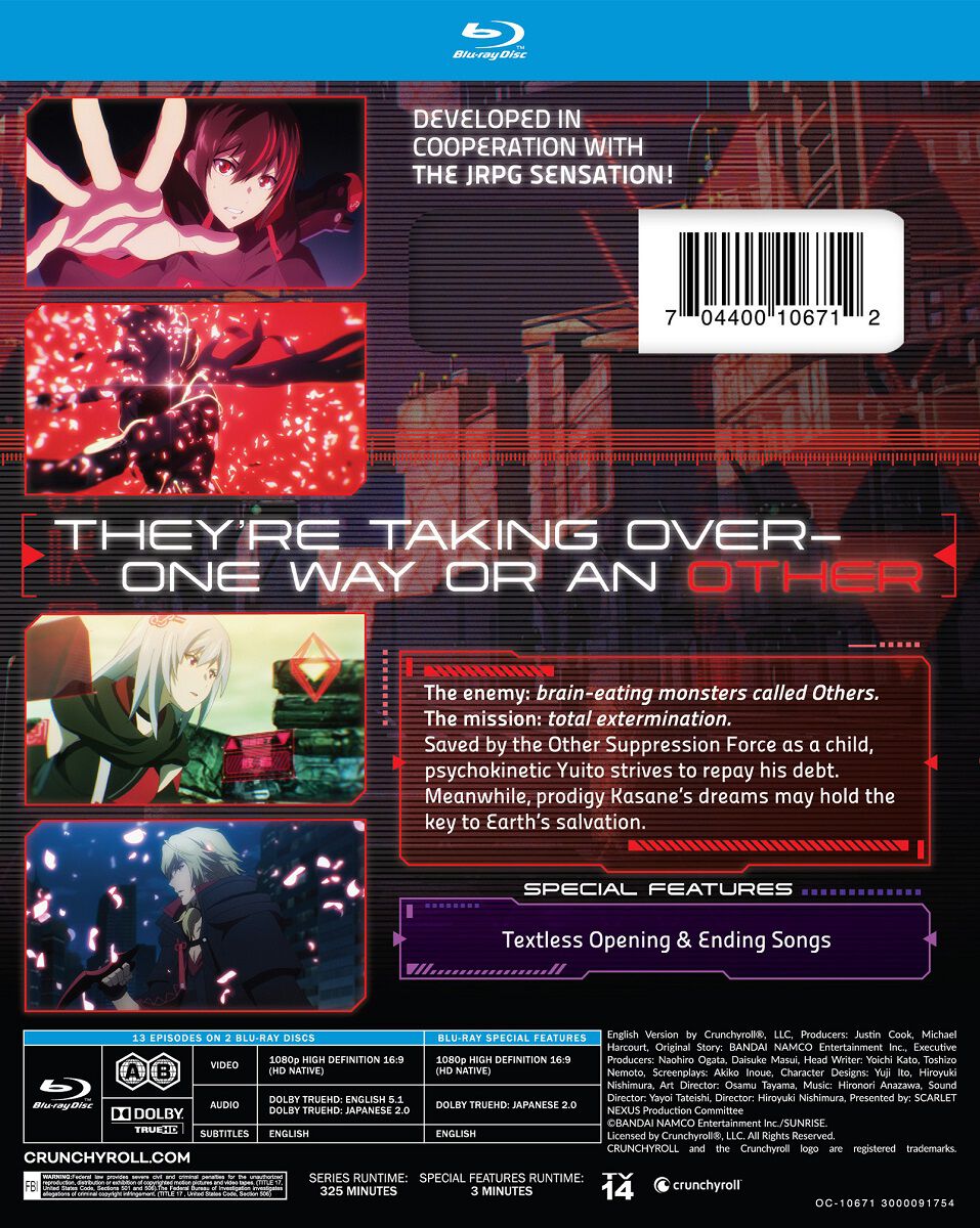 Scarlet Nexus Season 1 Part 1 Blu-ray | Crunchyroll Store