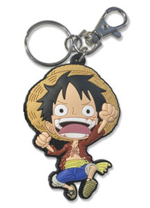 Porte-clés Luffy brodé - Luffy Excited Double Face - Anime 