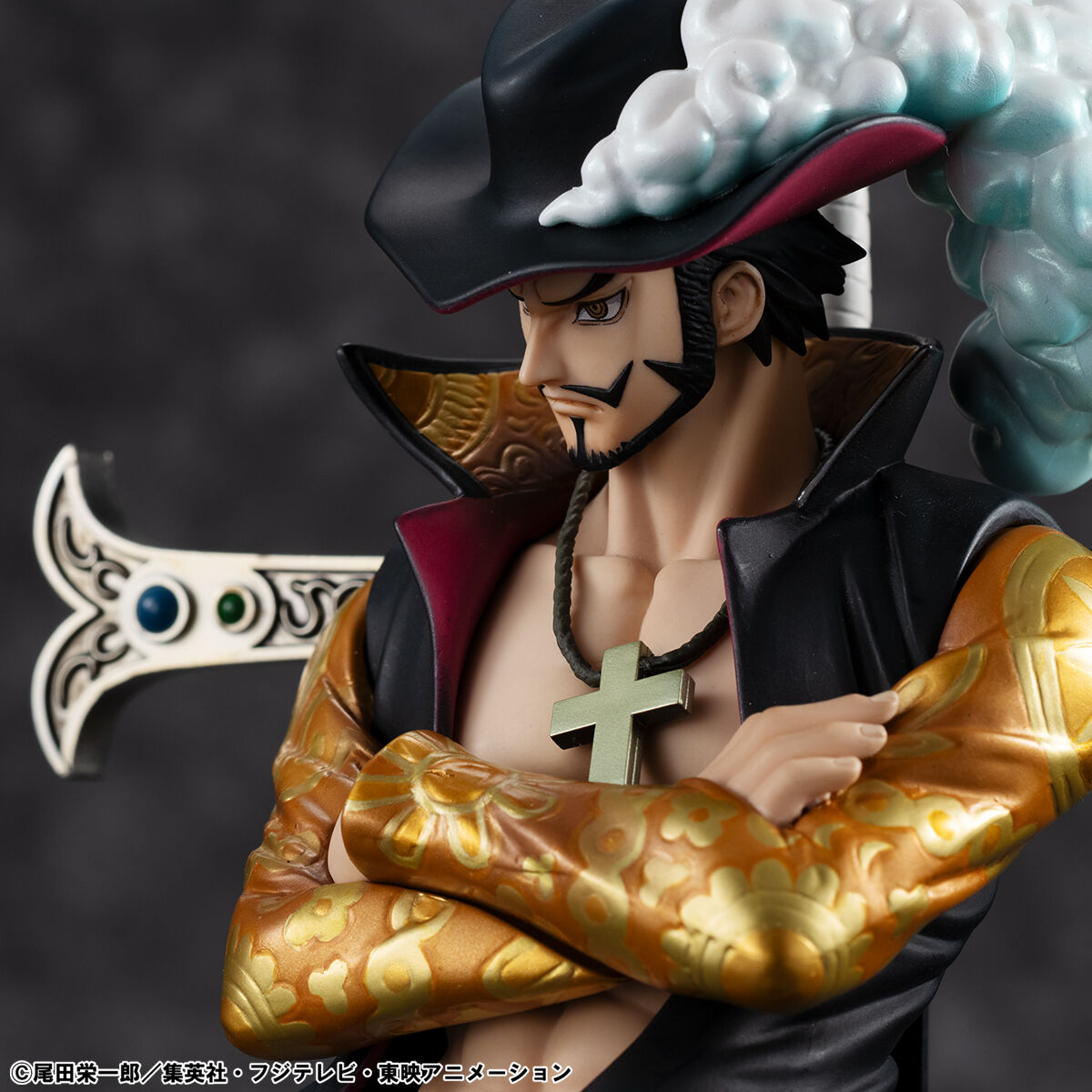 one-piece-hawk-eye-portraitofpirates-limited-edition-figure-dracule-mihawk-ver image number 14
