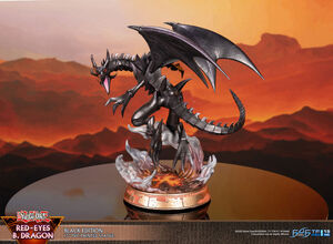 Yu-Gi-Oh! - Red-Eyes Black Dragon Statue Figure (Black Variant Ver.)