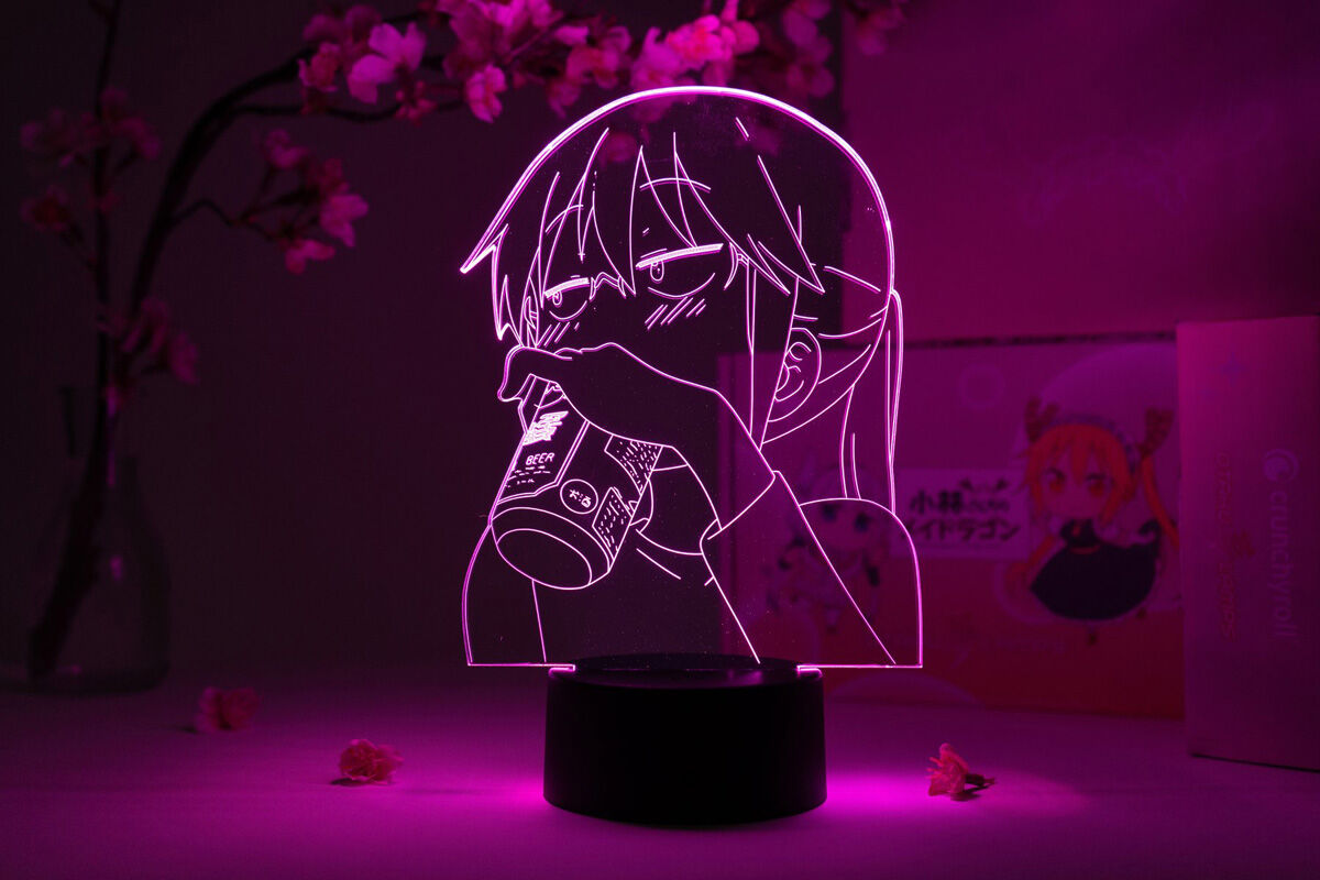 Miss Kobayashi's Dragon Maid - Kobayashi Drinking Otaku Lamp