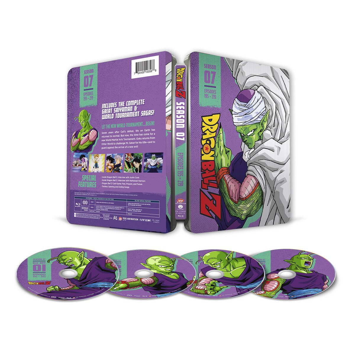 Dragon Ball Z - 4:3 Steelbook - Season 7 - Blu-ray