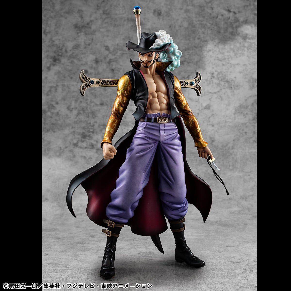 one-piece-hawk-eye-portraitofpirates-limited-edition-figure-dracule-mihawk-ver image number 8
