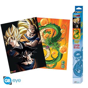 Dragon Ball Z - Set 2 Chibi Posters - Goku & Shenron (52x38cm)