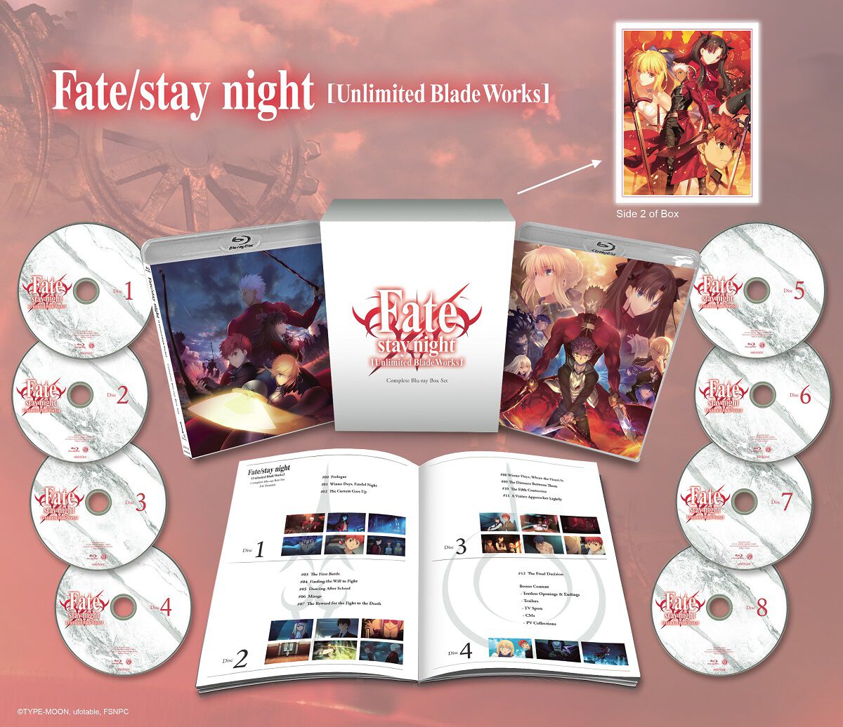 Fate/stay night [Unlimited Blade Works] Complete Box Set Blu-ray 