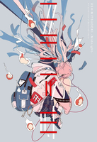USHIMITSUDOKI-Midnight- Art Collection of DaisukeRichard Art Book image number 0