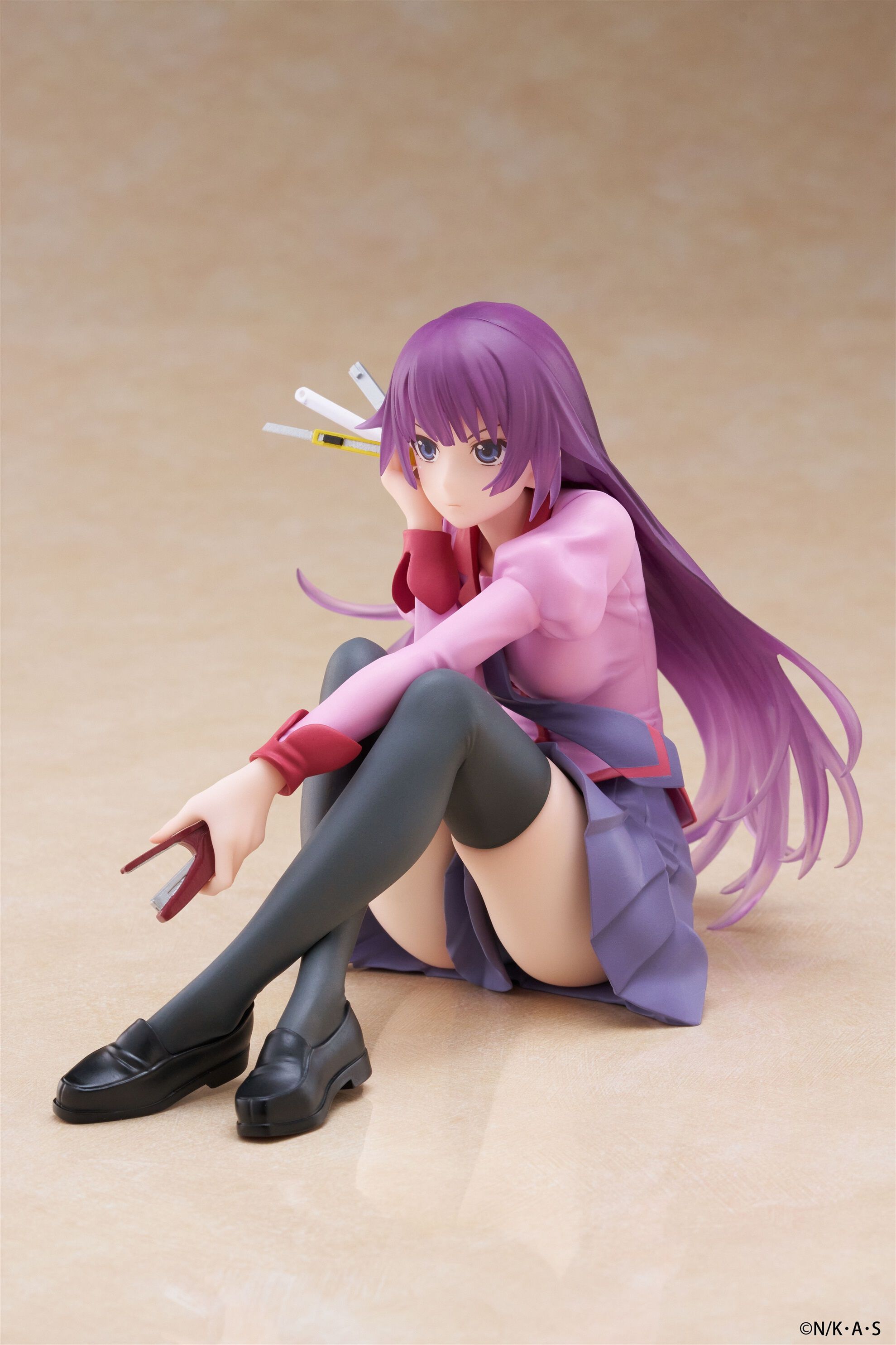 monogatari-hitagi-senjougahara-desktop-cute-prize-figure image number 2