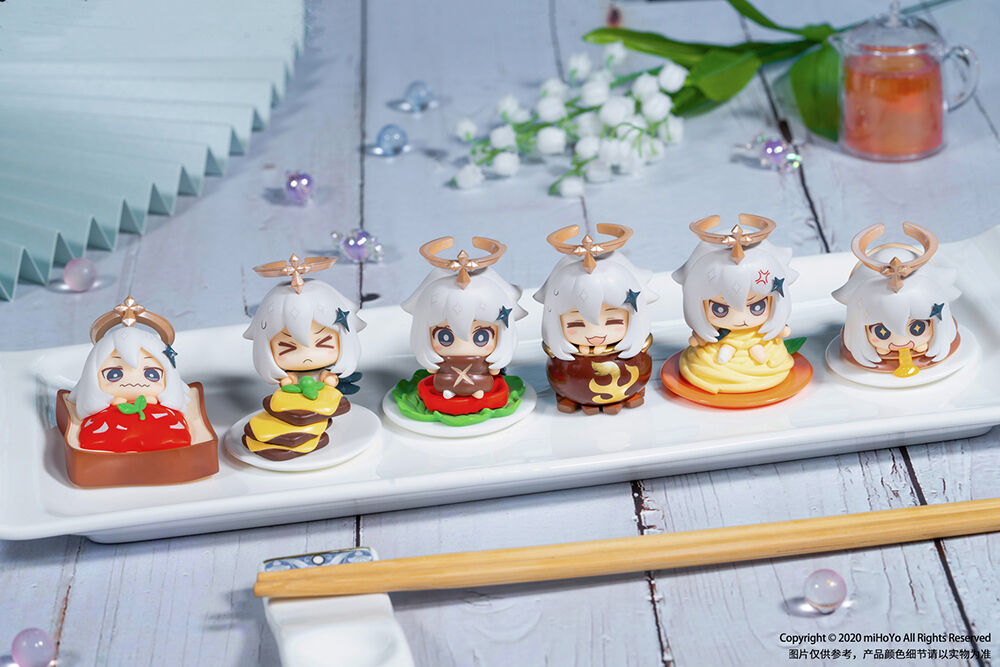 Genshin Impact - Paimon is NOT EMERGENCY FOOD! Chibi Mascot Figure Set (6 Pieces)