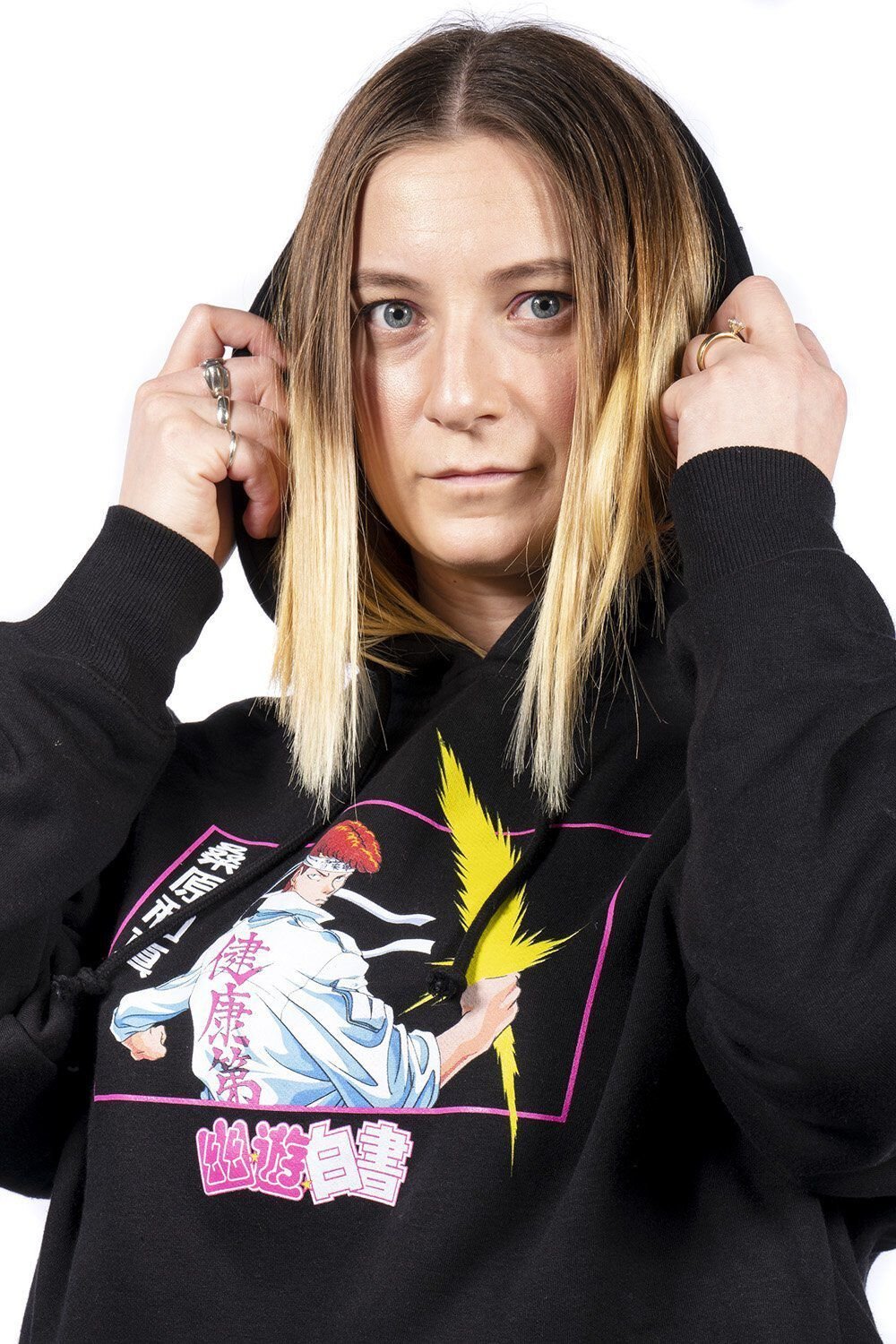 Yu Yu Hakusho - Kazuma Kuwabara Hoodie image number 4