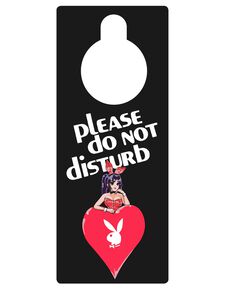 Playboy Tokyo - Ace of Hearts Bunny Do Not Disturb Door Sign
