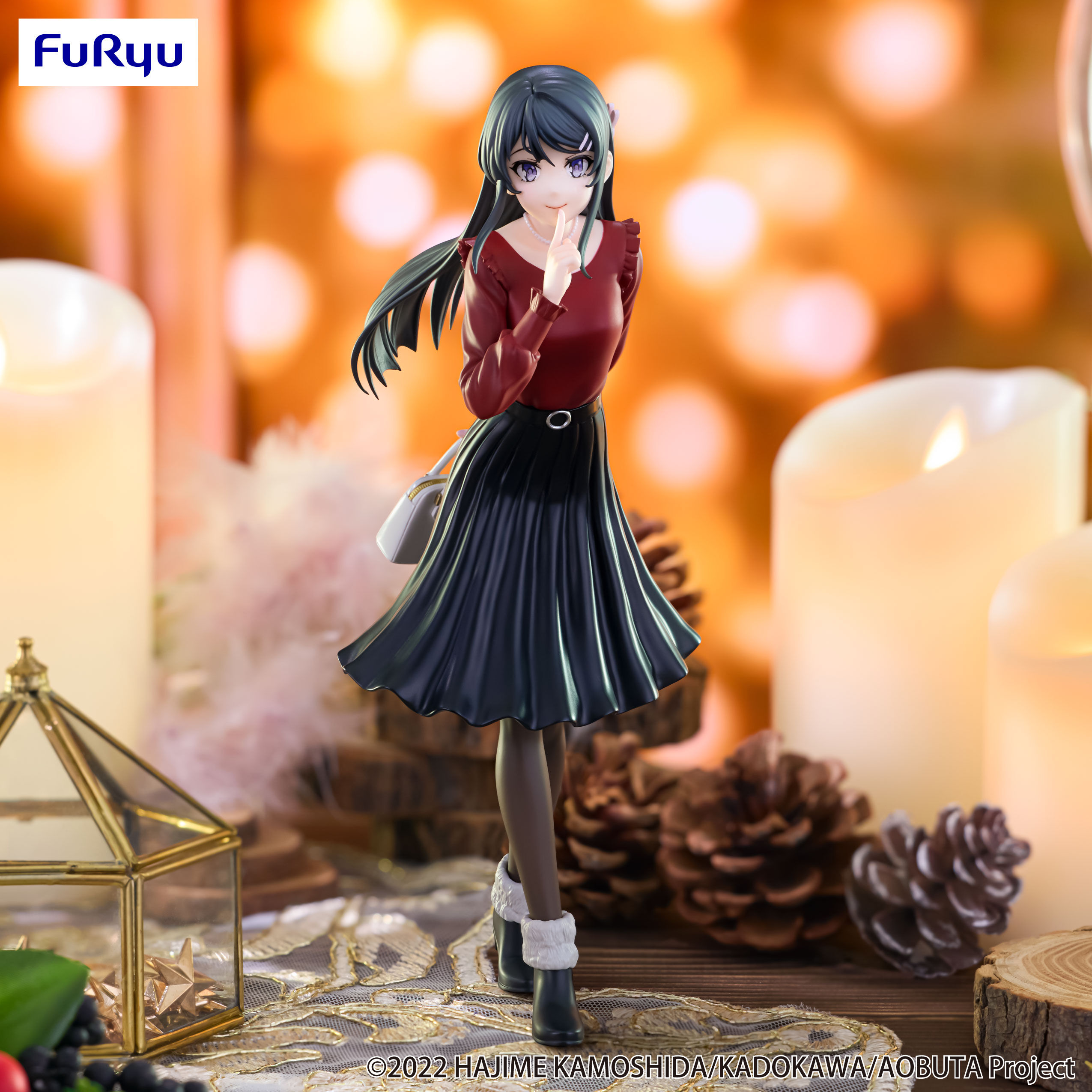 rascal-does-not-dream-of-bunny-girl-senpai-mai-sakurajima-trio-try-it-prize-figure-winter-outfit-ver image number 8