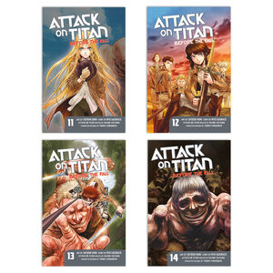 Attack on Titan Before the Fall Manga (11-14) Bundle