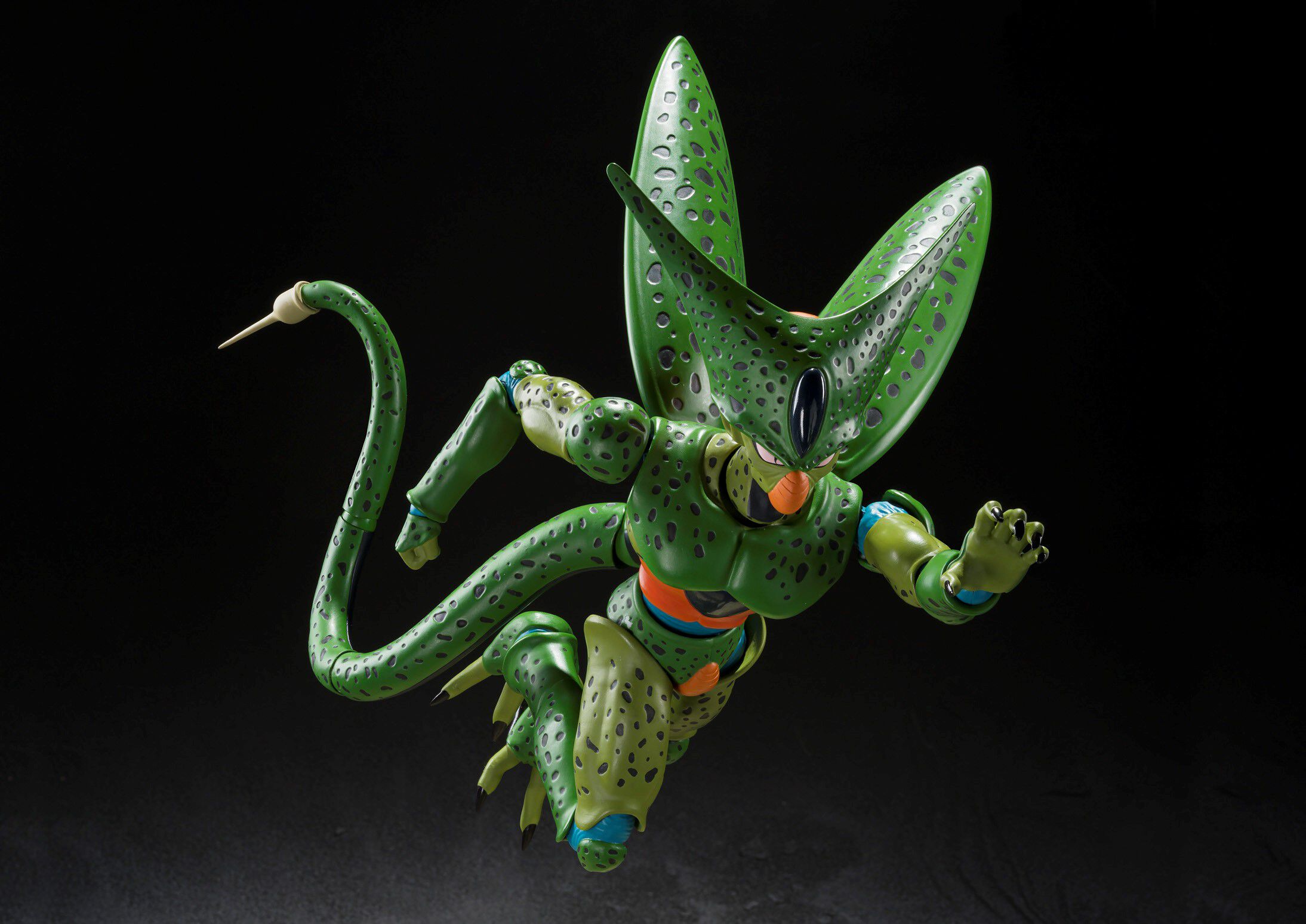 dragon-ball-cell-shfiguarts-figure-first-form-ver-re-run image number 5