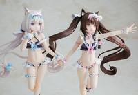 NekoPara - Chocola & Vanilla 1/7 Scale Special Kadokawa Figure Set (Maid Swimsuit Ver.) image number 5