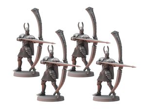 Dark Souls The Roleplaying Game Silver Knight Greatbowmen Miniature Set