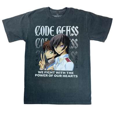 Code Geass - Lelouch Suzaku Power of Hearts T-shirt - Crunchyroll Exclusive