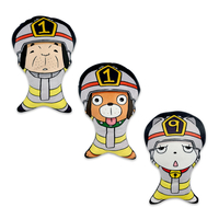 Fire Force - 119 Mascots 3-Piece Big 10 Inch Plush Pillow Set image number 0