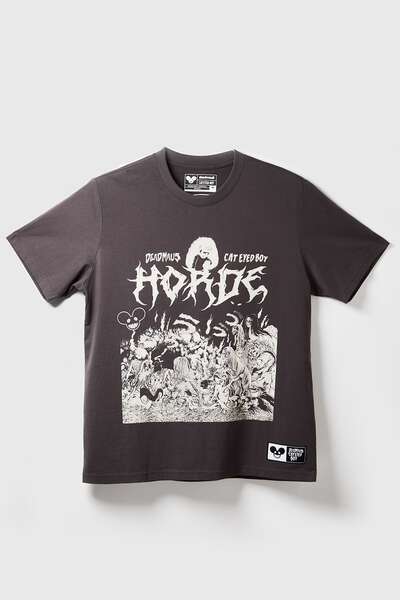 Cat-Eyed Boy x Deadmau5 Horde Distressed T-Shirt