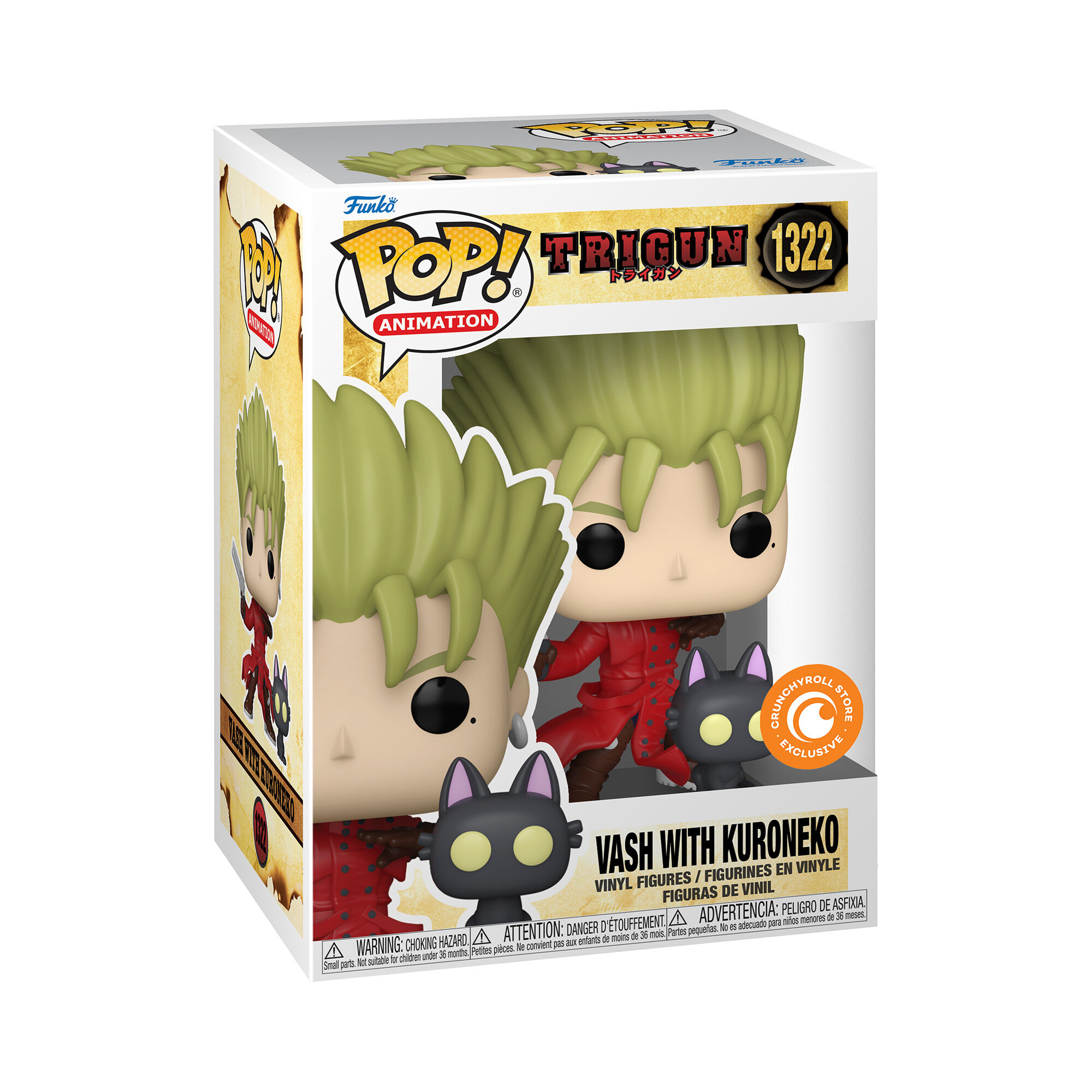 trigun-vash-w-kuroneko-funko-pop image number 1