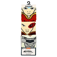 Avatar: The Last Airbender - Aang Zuko Appa Crew Socks 3 Pair image number 4
