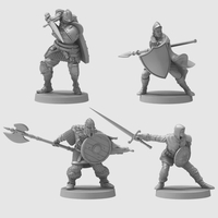 Dark Souls The Roleplaying Game Unkindled Heroes Pack 1 Miniature Set image number 0