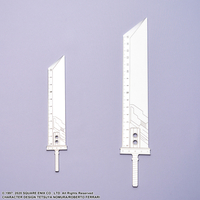 Final Fantasy VII Remake - Buster Sword Metal Ruler Set image number 1