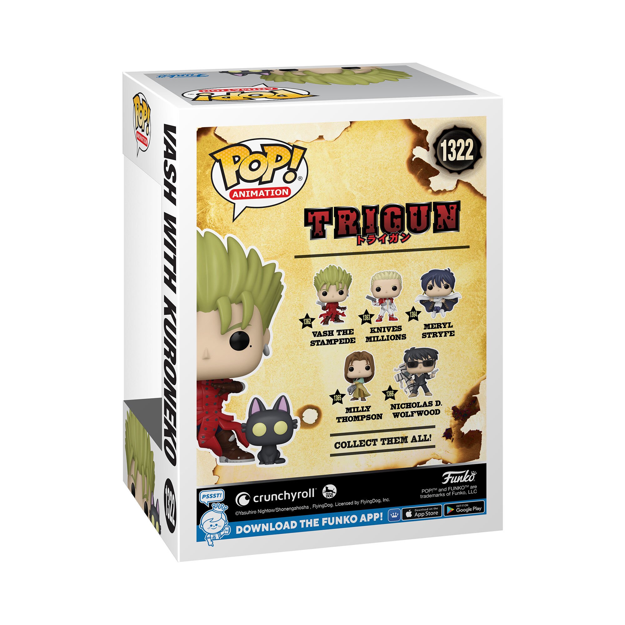 trigun-vash-w-kuroneko-funko-pop image number 2