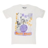 One Piece - Luffy Scattered Devil Fruit Short Sleeve T-Shirt image number 0