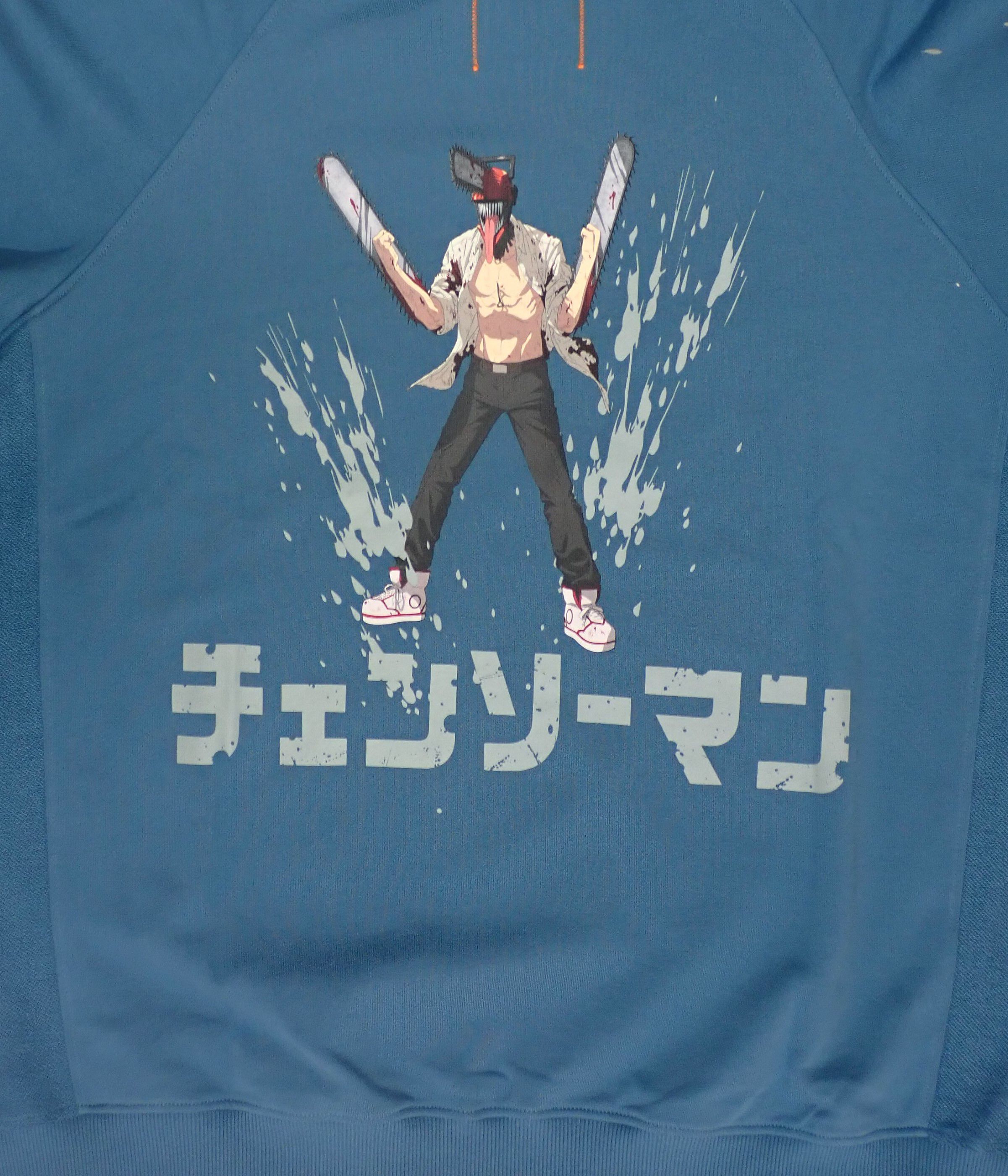 Hoodie Chainsaw Man Tous Imparfaits Blue image number 3