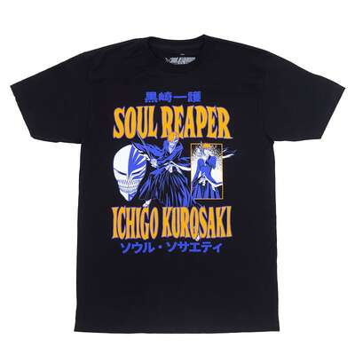 BLEACH - Soul Reaper Ichigo T-shirt - Crunchyroll Exclusive
