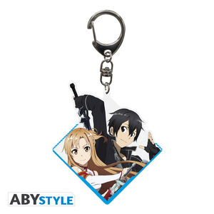 Kirito and Asuna Sword Art Online Acrylic Keychain