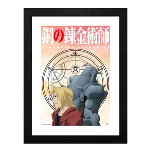 Elric Brothers Fullmetal Alchemist Brotherhood Framed Print