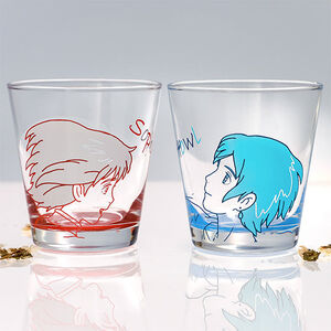 Howl's Moving Castle - Sophie and Howl Glass Set