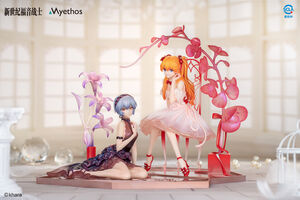 Evangelion - Rei Ayanami & Asuka Langley Shikinami 1/7 Scale Complete Figure (Whisper of Flower Ver.)