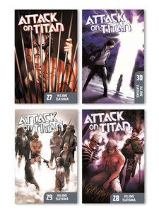 Attack on Titan Manga (27-30) Bundle
