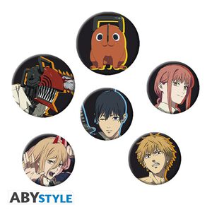 Chainsaw Man - 4 Character Pack of Badges
